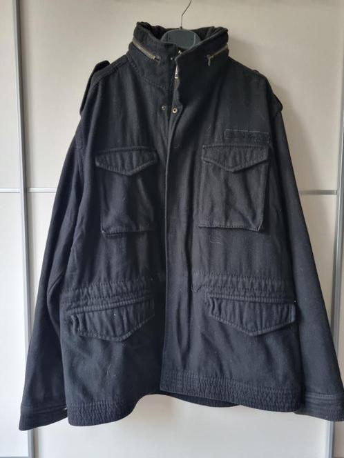 Heren winter parka, Kleding | Heren, Jassen | Winter, Gedragen, Maat 52/54 (L), Zwart, Verzenden