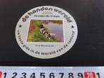 sticker Asten de hondenwereld Grote Münsterlander, Ophalen, Zo goed als nieuw, Sticker