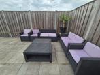 Lounge Tuinset Antraciet - 7 Zitplaatsen, Tuin en Terras, Ophalen, Overige materialen, Gebruikt, Loungeset