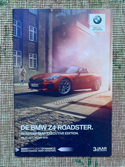 Nederlandse prijslijst BMW Z4 2019, Boeken, Auto's | Folders en Tijdschriften, Nieuw, BMW, Ophalen of Verzenden