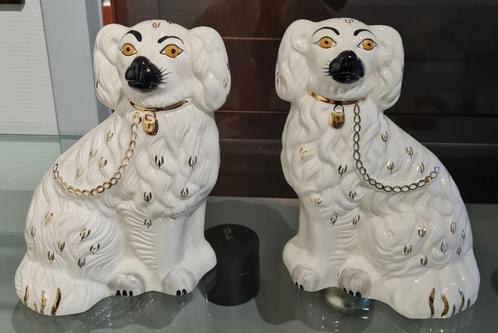 2 Prachtige honden - Beswick porselein - zie foto's, Antiek en Kunst, Kunst | Beelden en Houtsnijwerken, Ophalen of Verzenden