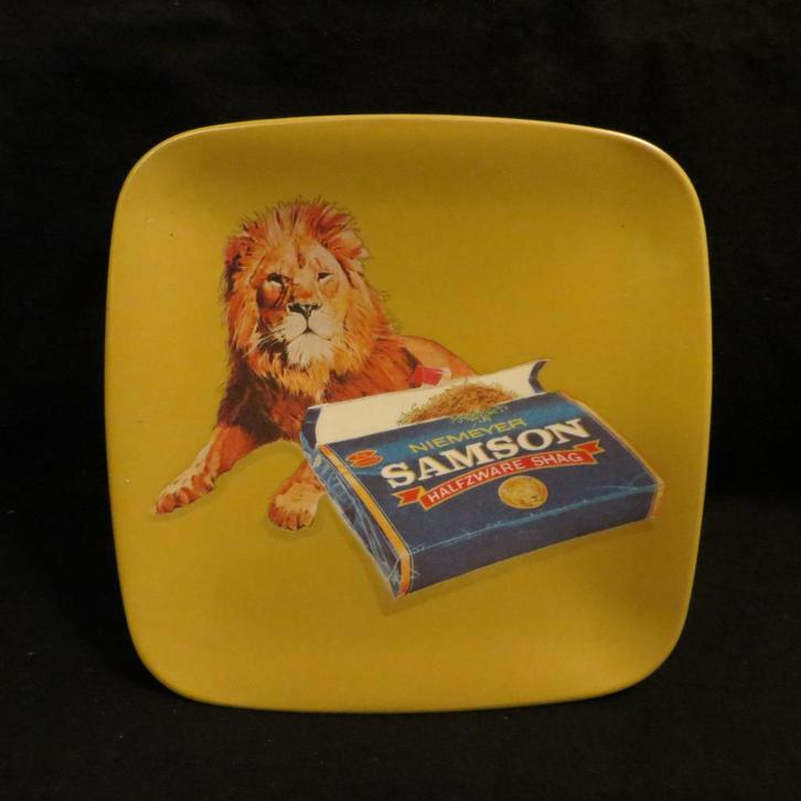 Niemeyer Samson shag leeuw Ornamin 18 cm geldschaaltje, Verzamelen, Merken en Reclamevoorwerpen, Gebruikt, Gebruiksvoorwerp, Ophalen of Verzenden