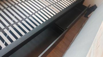 Zwarte Ikea Malm 90x200 - afbeelding 3