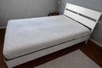 Tweepersoonsbed Ikea Trysil 140 x 200, Ophalen, Wit, Tweepersoons, 140 cm