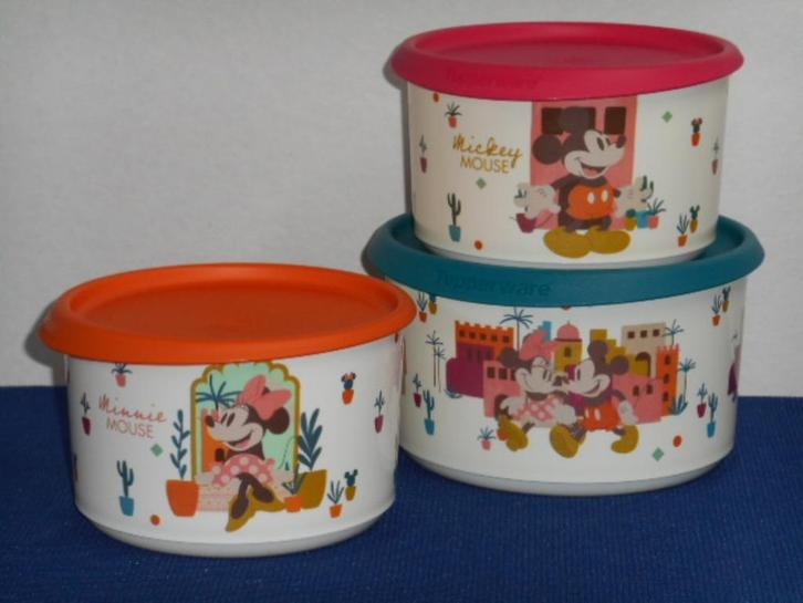 Tupperware Mickey en Minnie Voorraadbussen Disney Set, Huis en Inrichting, Keuken | Tupperware, Nieuw, Overige typen, Ophalen of Verzenden