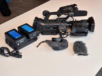 JVC Cameraset, model: GY-HM750E, compleet setje in trollytas beschikbaar voor biedingen