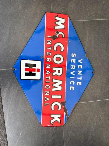 Emaille bord mc cormick IH, international harvester beschikbaar voor biedingen