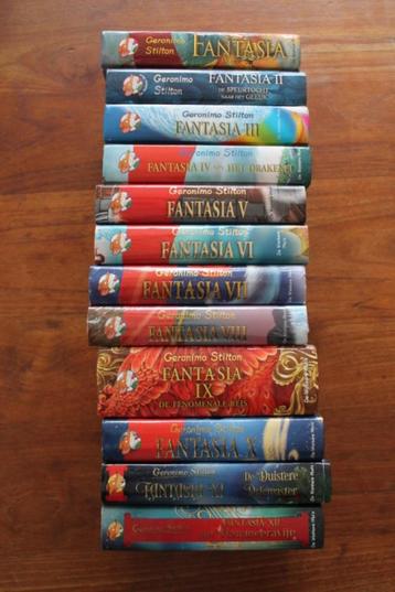 Geronimo Stilton Fantasia Collectie I t/m XII in hardcover beschikbaar voor biedingen