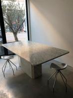 marmeren eettafel, Ophalen, Overige materialen, Gebruikt, 50 tot 100 cm