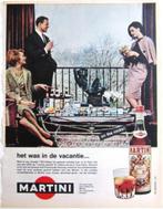4 vintage advertenties reclames Martini 1964 on the rocks, Verzamelen, Merken en Reclamevoorwerpen, Verzenden, Gebruikt, Gebruiksvoorwerp