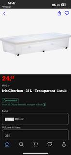 Opbergboxen transparant 3 stuks, Doos, 60 cm of meer, Minder dan 35 cm, Ophalen of Verzenden