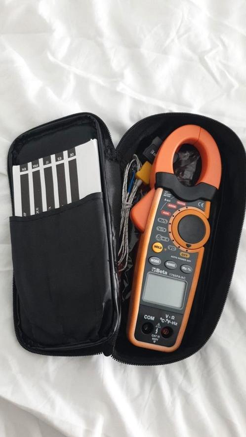 BETA AC/DC 1000A – De Pro Multimeter & Ampèretang in Één!, Doe-het-zelf en Verbouw, Meetapparatuur, Zo goed als nieuw, Multimeter