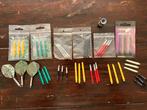 Dart shafts 15 st. en 1 Wayne Mardle flight set, Sport en Fitness, Darts, Ophalen of Verzenden, Zo goed als nieuw, Shafts