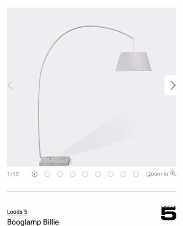 Booglamp met marmeren voet beschikbaar voor biedingen