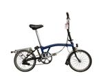 Vouwfiets Brompton, 3 versnellingen, 6 maanden garantie, Fietsen en Brommers, Fietsen | Vouwfietsen, Gebruikt, Brompton, 16 tot 18 inch