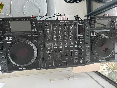 Pioneer DJ Set – 2x CDJ-2000 + DJM-900 Nexus + Flightcase, Muziek en Instrumenten, Dj-sets en Draaitafels, Zo goed als nieuw, Pioneer