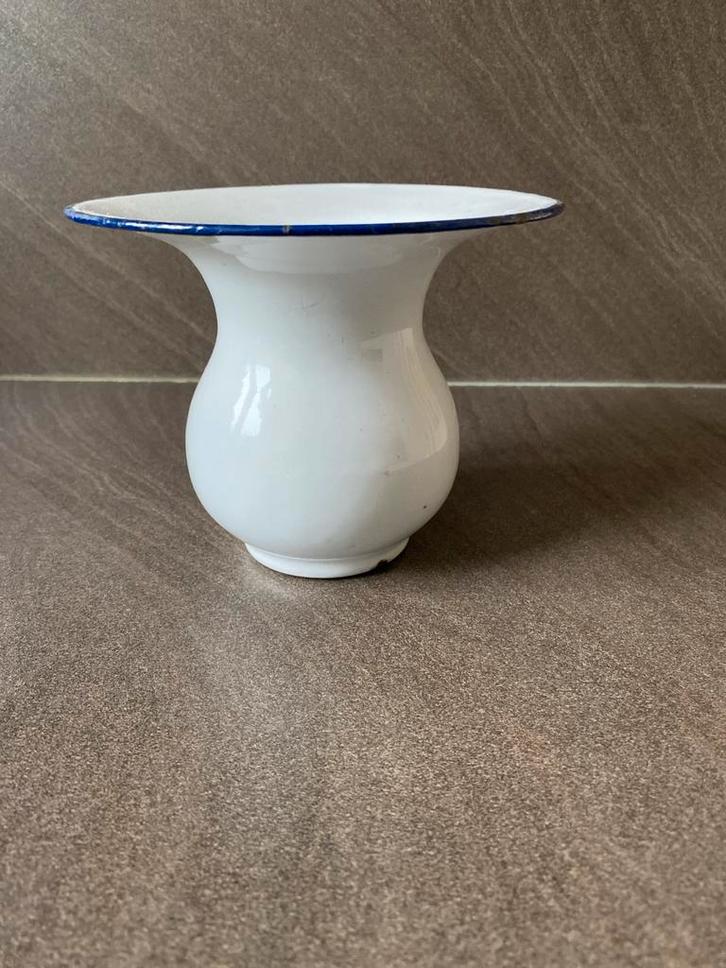 Vintage Emaille Vaasje/ kwispedoor, Antiek en Kunst, Antiek | Emaille, Ophalen of Verzenden