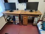 Gratis 2 bureaus, Huis en Inrichting, Bureaus, Ophalen, Gebruikt