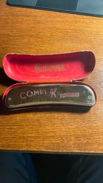 Hohner Comet, Muziek en Instrumenten, Blaasinstrumenten | Mondharmonica's, Chromatisch, Met koffer of doosje, Ophalen of Verzenden