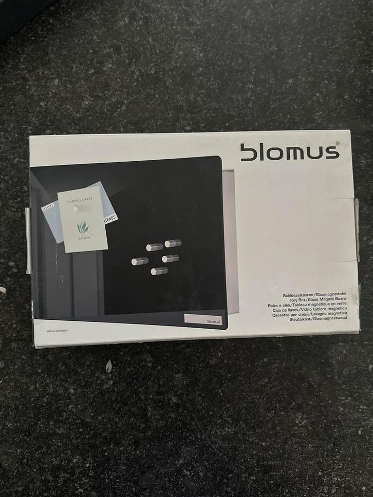 Blomus Velio Magneetbord sleutelkastje - Nieuw in doos!, Huis en Inrichting, Woonaccessoires | Memoborden, Nieuw, Magneetbord