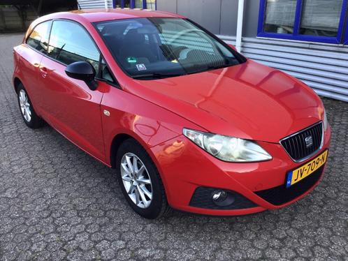 Seat Ibiza SC 1.4 3DRS 2008 Rood nette staat, Apple Car Play, Auto's, Seat, Bedrijf, Ibiza, ABS, Airbags, Airconditioning, Apple Carplay