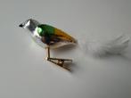 vintage kerstversiering, vogel op knijpertje, Diversen, Kerst, Ophalen of Verzenden, Zo goed als nieuw