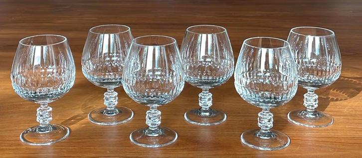 6 Heinrich Löffelhardt cognacglazen, Verzamelen, Glas en Borrelglaasjes, Zo goed als nieuw, Bierglas, Ophalen of Verzenden