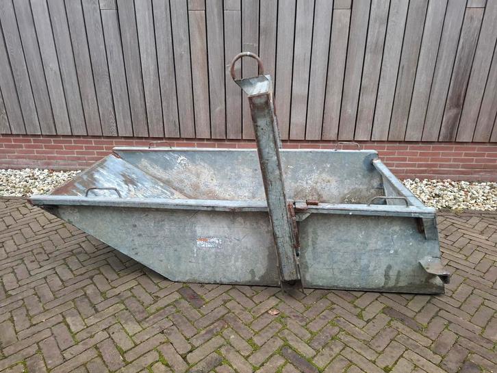 Gegalvaniseerde kraancontainer 1m³ – 1000 kg – 100x200cm, Doe-het-zelf en Verbouw, Gereedschap | Machine-onderdelen en Toebehoren