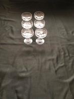 Set van 6 Kristallen  waaier Champagnecoupes, Ophalen of Verzenden