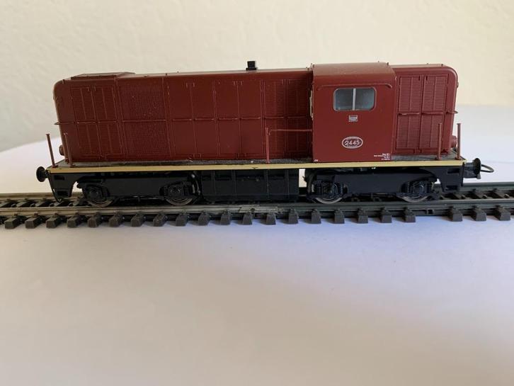 Roco Dieselloc NS-2445 Bruin wisselstroom., Hobby en Vrije tijd, Modeltreinen | H0, Zo goed als nieuw, Locomotief, Wisselstroom