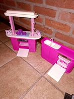 Vintage Barbie meubels, keuken badkamer enz 90's, Ophalen of Verzenden, Gebruikt, Barbie