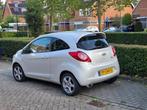 Ford Ka 1.2 51KW 2009 Wit, Auto's, Voorwielaandrijving, Stof, Metallic lak, 1242 cc