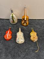 Oude glazen kerstballen. Muziekinstrumenten te koop per st, Diversen, Kerst, Ophalen of Verzenden, Zo goed als nieuw