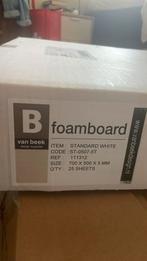 Foamboard 500x700x5 mm, wit, Ophalen of Verzenden, Nieuw, Materiaal