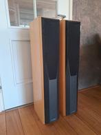 Luidsprekers Mission 774 met spikes, doos en manual, Zo goed als nieuw, 60 tot 120 watt, Front, Rear of Stereo speakers, Ophalen