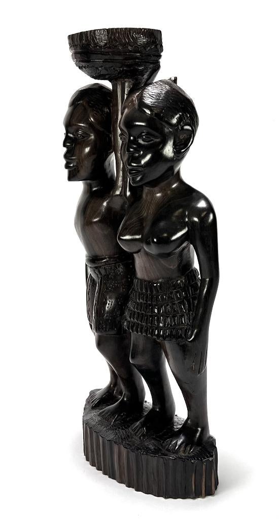 105. Ebbenhouten beeld - Makonde, Tanzania, ca. 1960-1980, Ophalen of Verzenden