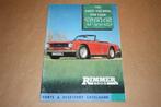 Triumph TR6 Parts & Accesory Catalogue, Auto diversen, Handleidingen en Instructieboekjes, Ophalen of Verzenden