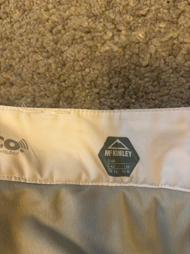 McKinley Skibroek Dames Wit Maat 40, Ophalen, Zo goed als nieuw, Maat 38/40 (M), Broek