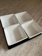 Set van snack schaaltjes, Keramiek, Ophalen of Verzenden, Effen, Schaal of Schalen