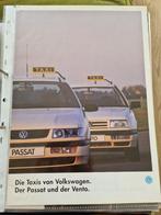 Folder Volkswagen Vento en Passat taximodellen, Volkswagen, Ophalen of Verzenden, Zo goed als nieuw