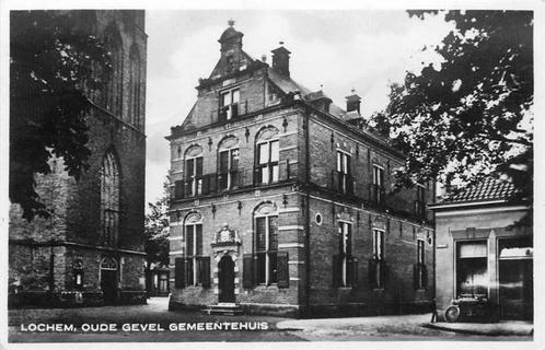 (377-458-029) Lochem Oude gevel Gemeentehuis, Verzamelen, Ansichtkaarten | Nederland, Gelderland, Verzenden