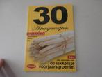 30 Aspergesrecepten, Ophalen of Verzenden, Zo goed als nieuw, Nederland en België