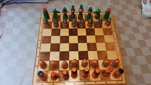 bordspel schaakbord schaken Russisch Matroesjka, Hobby en Vrije tijd, Gezelschapsspellen | Bordspellen, Nieuw, Een of twee spelers