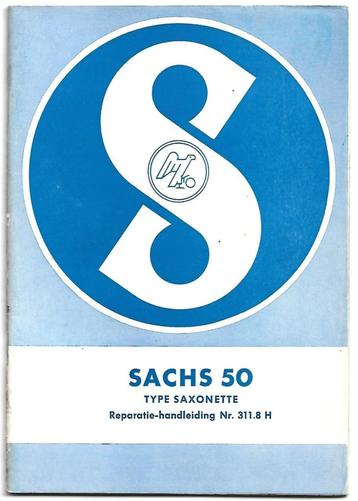 Sachs 50 Saxonette Reparatieboek (6194zs) motorblok beschikbaar voor biedingen