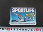 sticker sportlife frisse suikervrije kauwgom - windsurfen, Ophalen, Zo goed als nieuw, Bedrijf of Vereniging