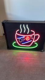Lichtreclame “open”, Ophalen of Verzenden, Zo goed als nieuw, Lichtbak of (neon) lamp