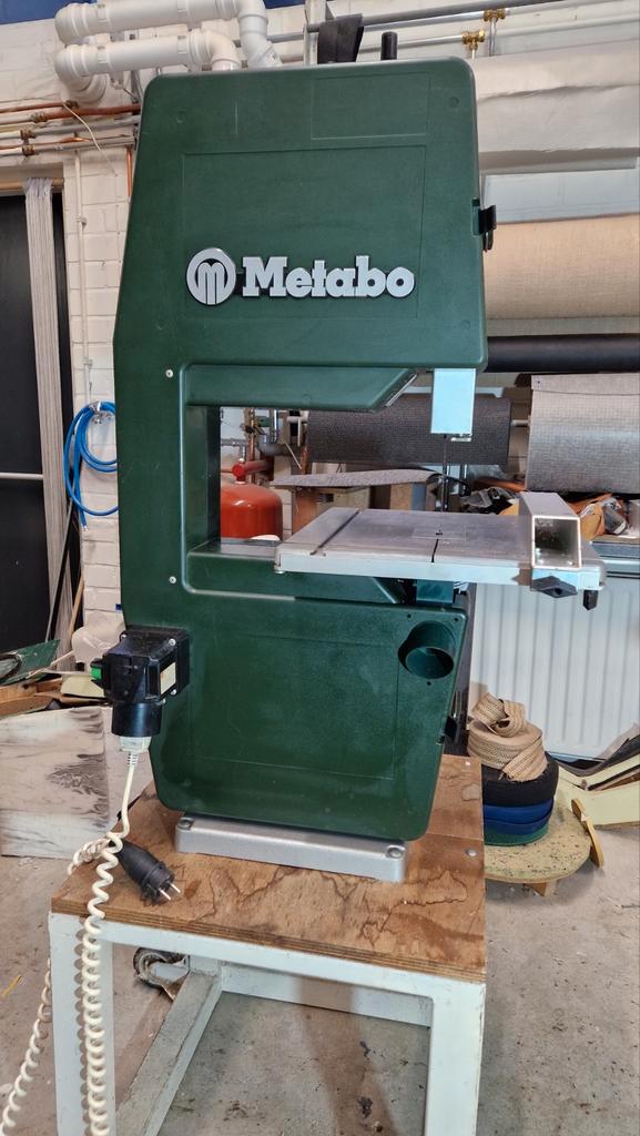 Metabo BS 0633 lintzaag. Op verrijdbaar onderstel., Doe-het-zelf en Verbouw, Gereedschap | Zaagmachines, Gebruikt, Lintzaag, 600 tot 1200 watt