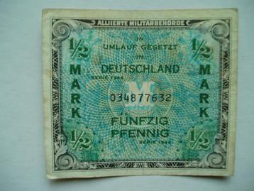 968. Duitsland, AMC 1/2 mark 1944 WW II. beschikbaar voor biedingen