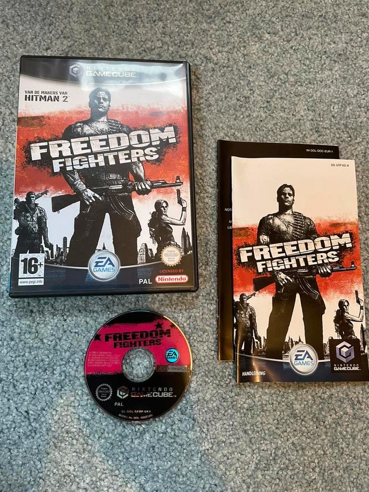 Freedom Fighters met garantie, Spelcomputers en Games, Games | Nintendo GameCube, Zo goed als nieuw, Avontuur en Actie, 1 speler