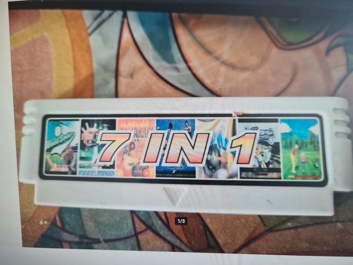 Retro 7 in 1 Game Cartridge, Spelcomputers en Games, Games | Overige, Gebruikt, Overige genres, Ophalen of Verzenden